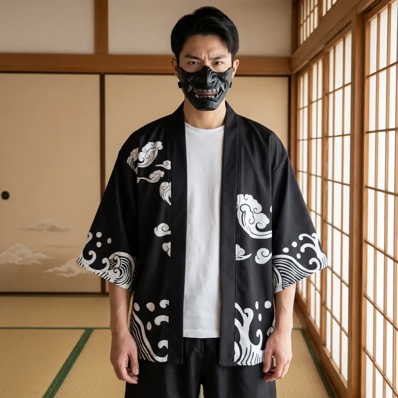 Ensemble Kimono Short Homme - Image 4