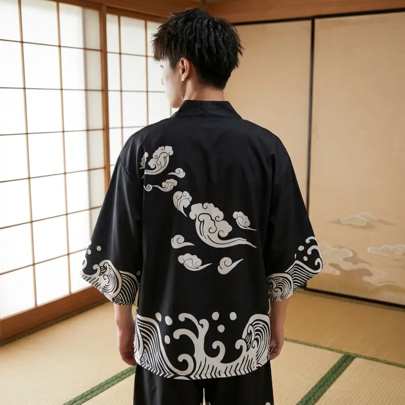Ensemble Kimono Short Homme - Image 5