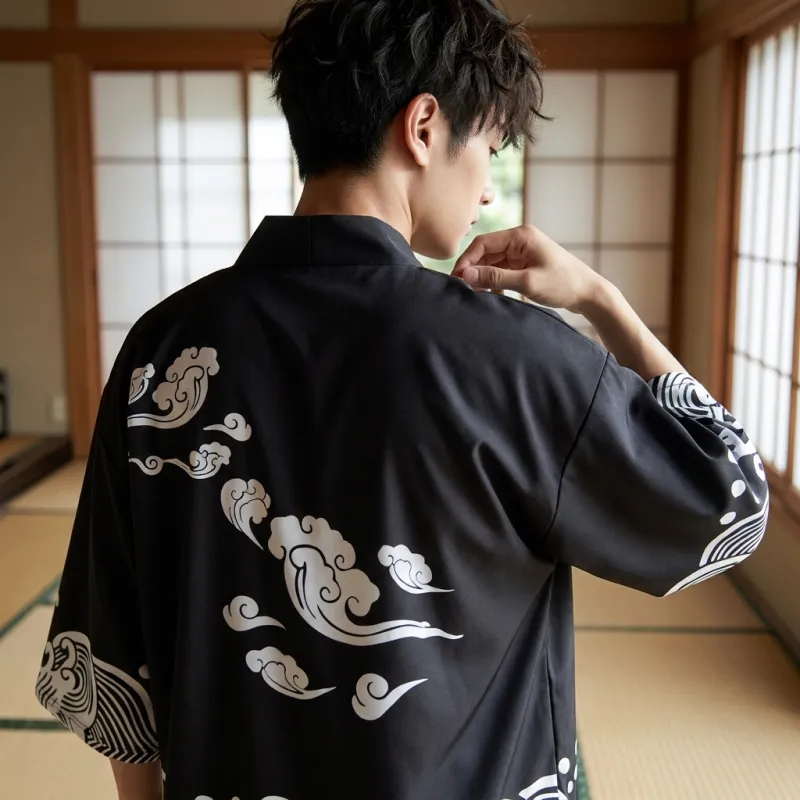 Ensemble Kimono Short Homme - Image 7