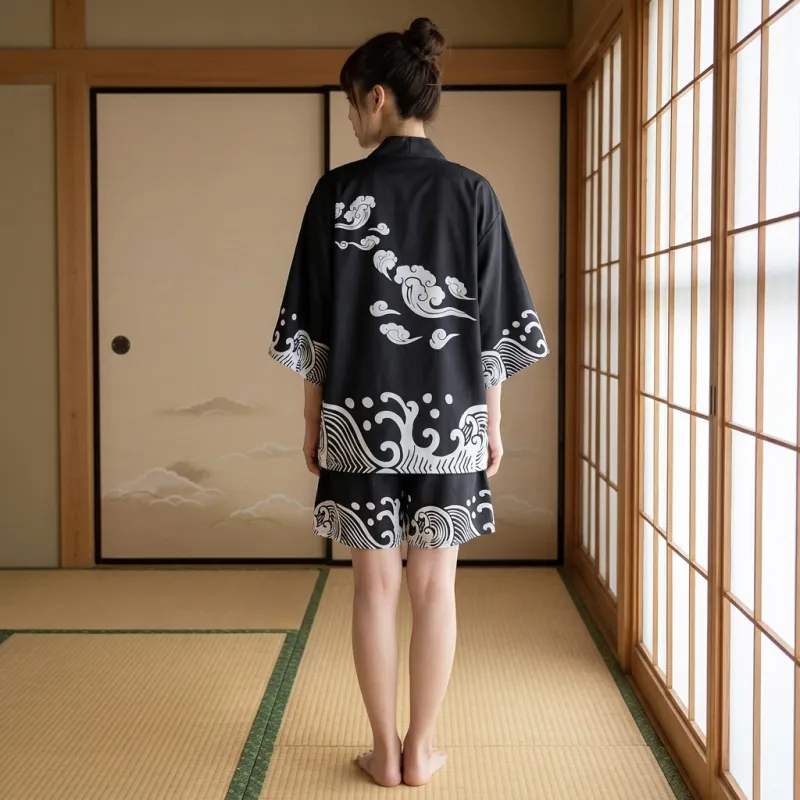 Ensemble Kimono Short Homme - Image 8
