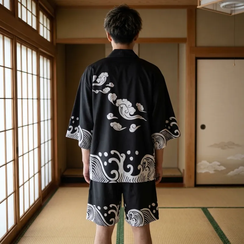 Ensemble Kimono Short Homme - Image 9