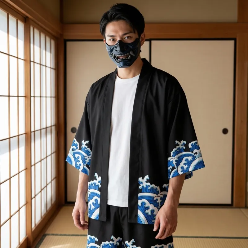 Ensemble Short Kimono - Image 3