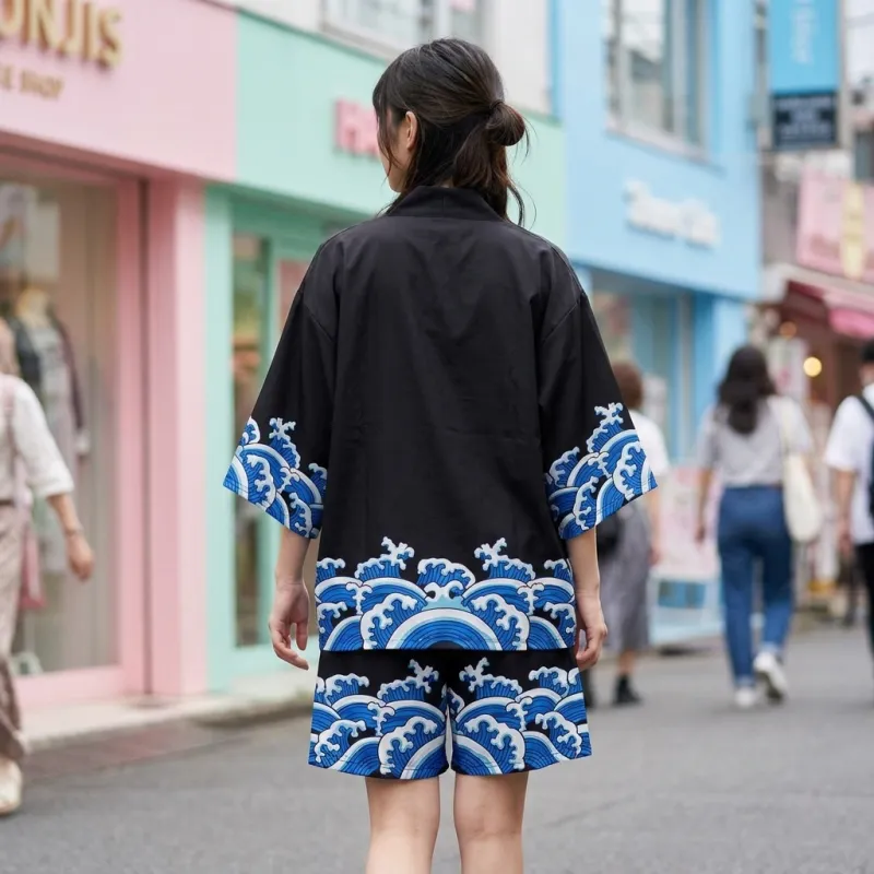 Ensemble Short Kimono - Image 4