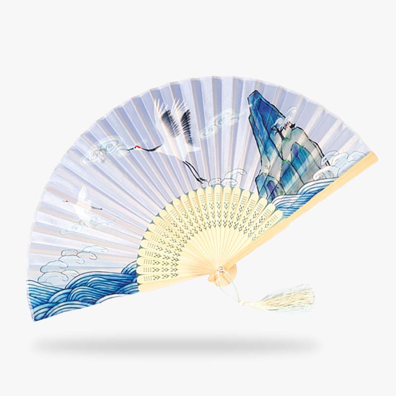 Éventail Japonais Traditionnel
