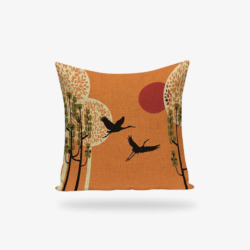Housse Coussin Dessin Japonais