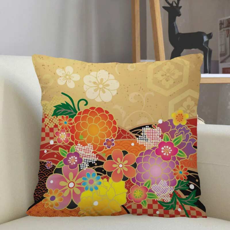 Housse Coussin Japonais Traditionnel - Image 2