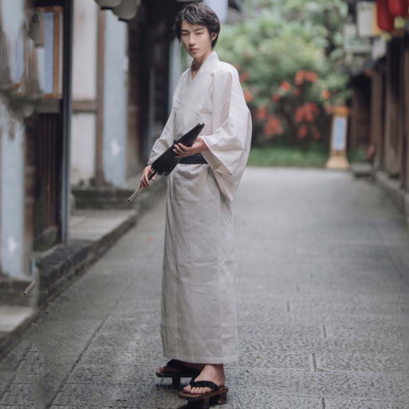 Kimono Blanc Homme - Image 3