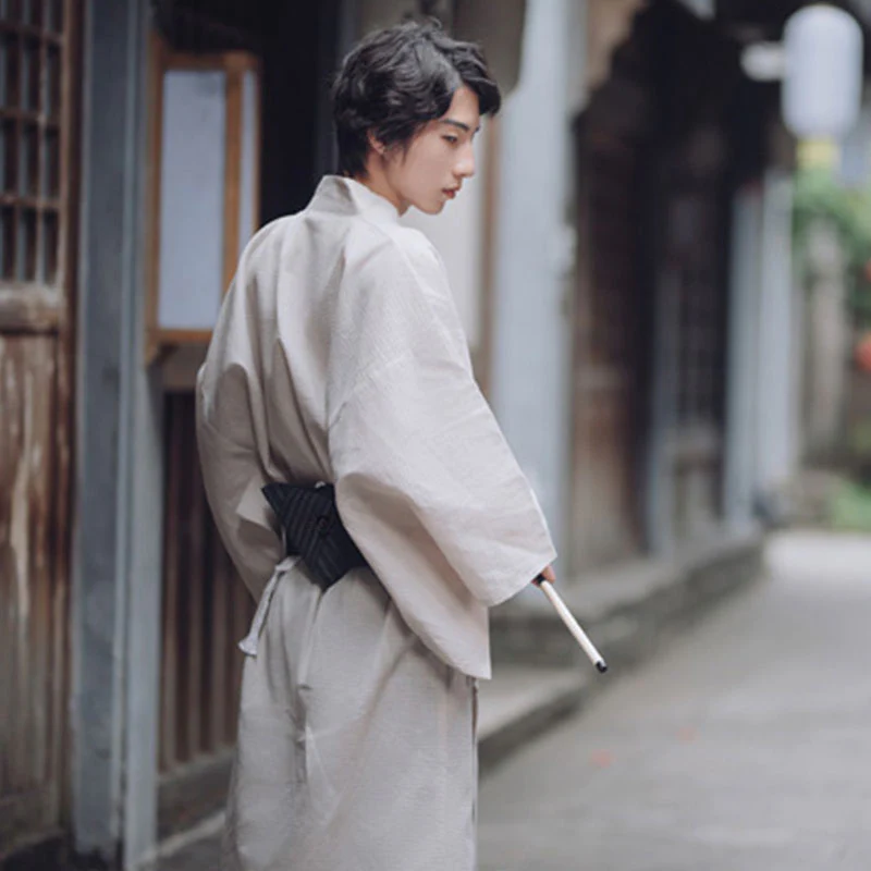 Kimono Blanc Homme - Image 4