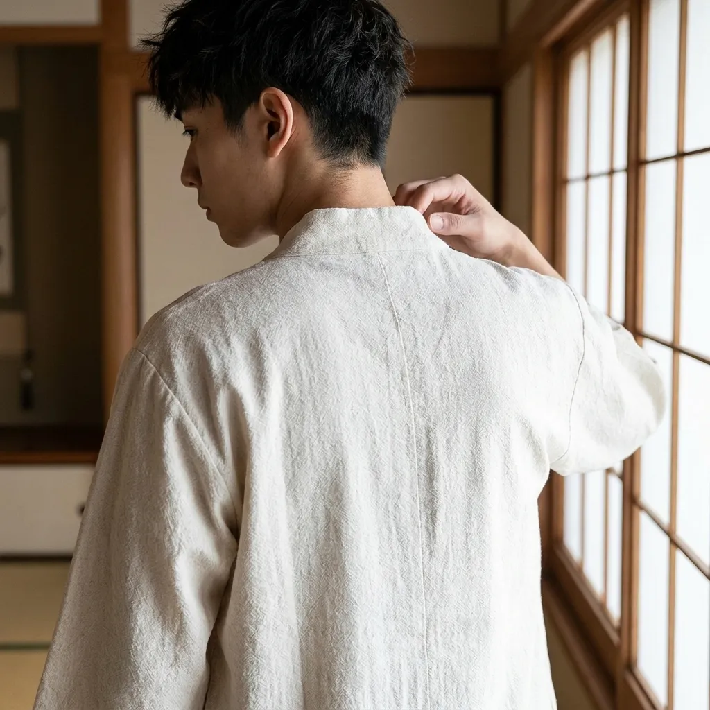 Kimono Cardigan Blanc - Image 4