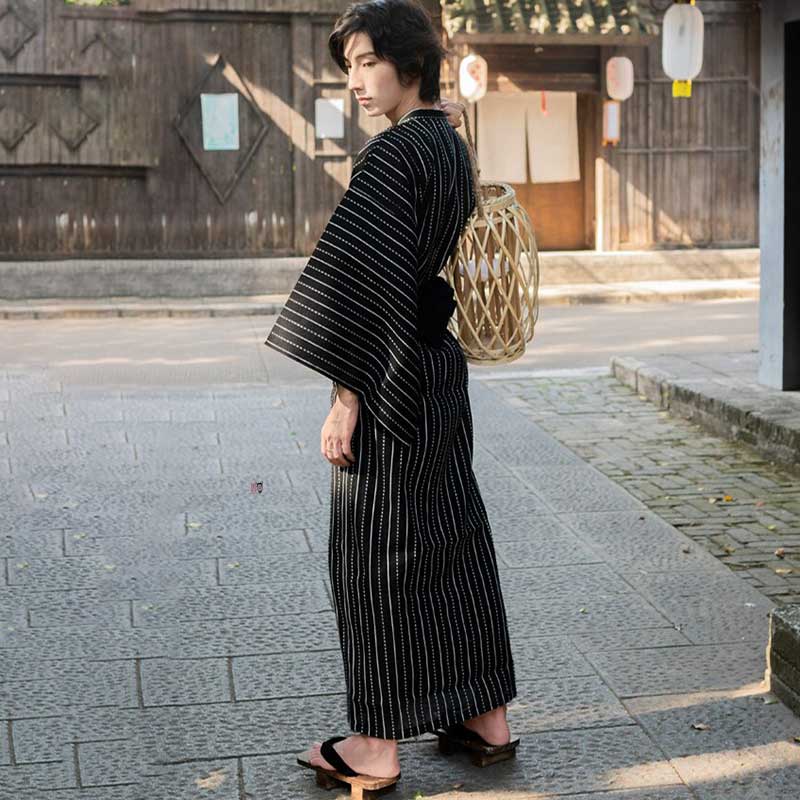 Kimono Homme Noir - Image 4