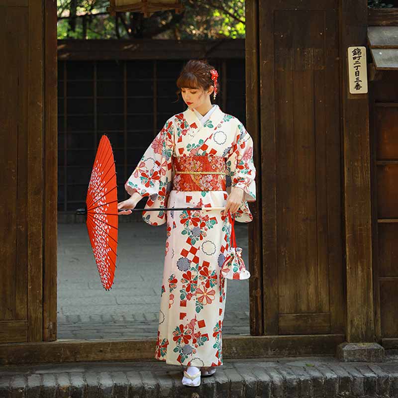 Kimono Traditionnel Japonais Femme - Image 4