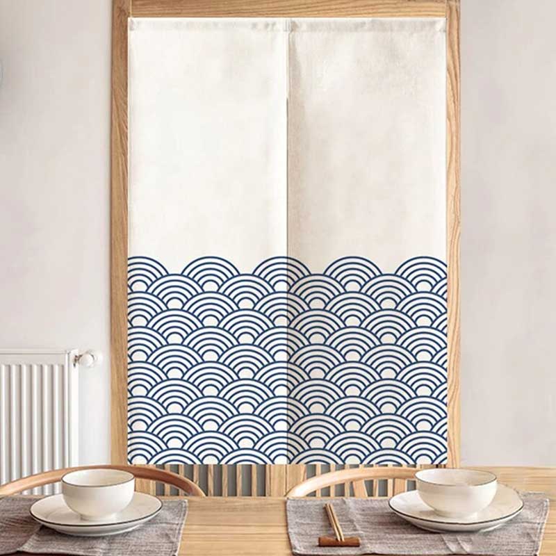 Noren Japonais Blanc - Image 2