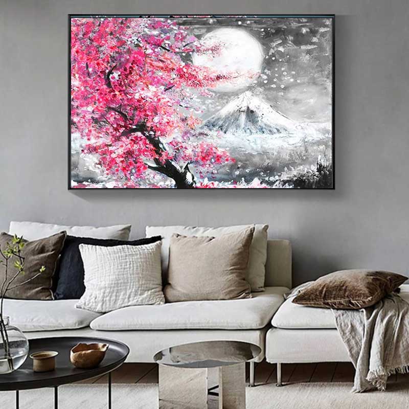 Tableau Cerisier Japonais en Fleur - Image 3