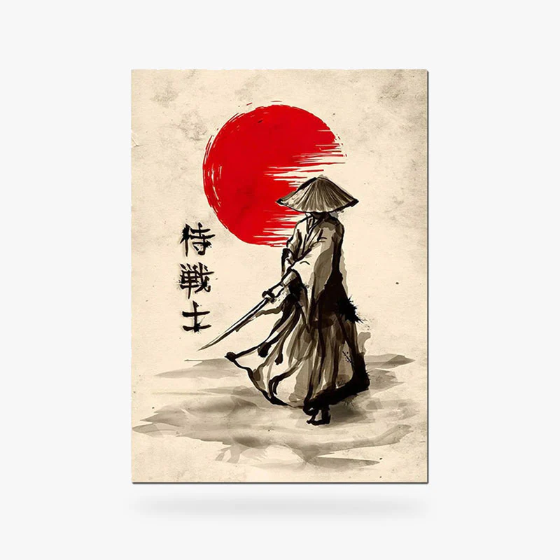 Tableau Samourai Japonais