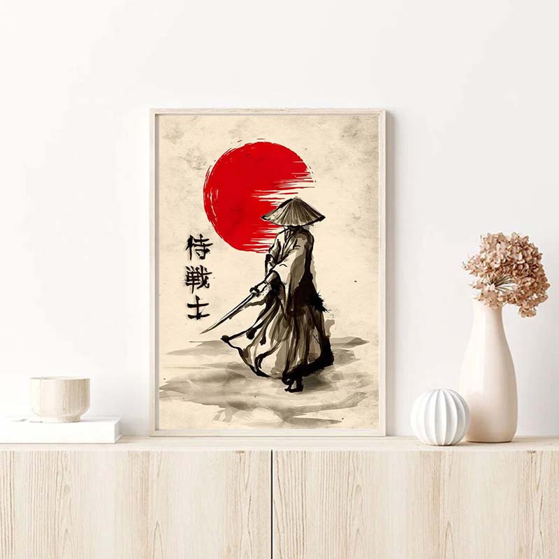 Tableau Samourai Japonais - Image 2