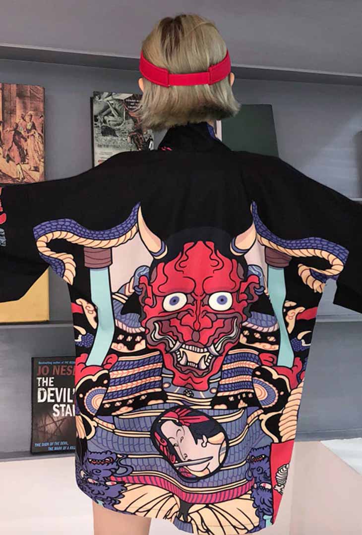 Veste Kimono Courte Femme - Image 2