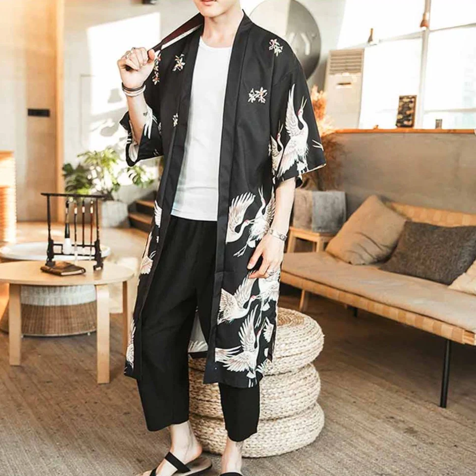 Veste Kimono Interieur Homme - Image 2
