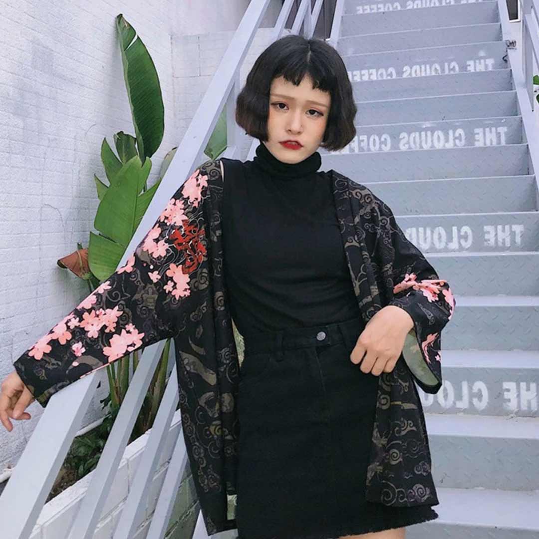 Veste Kimono Japonais Femme - Image 3