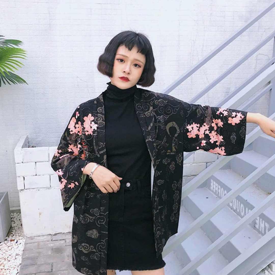 Veste Kimono Japonais Femme - Image 5