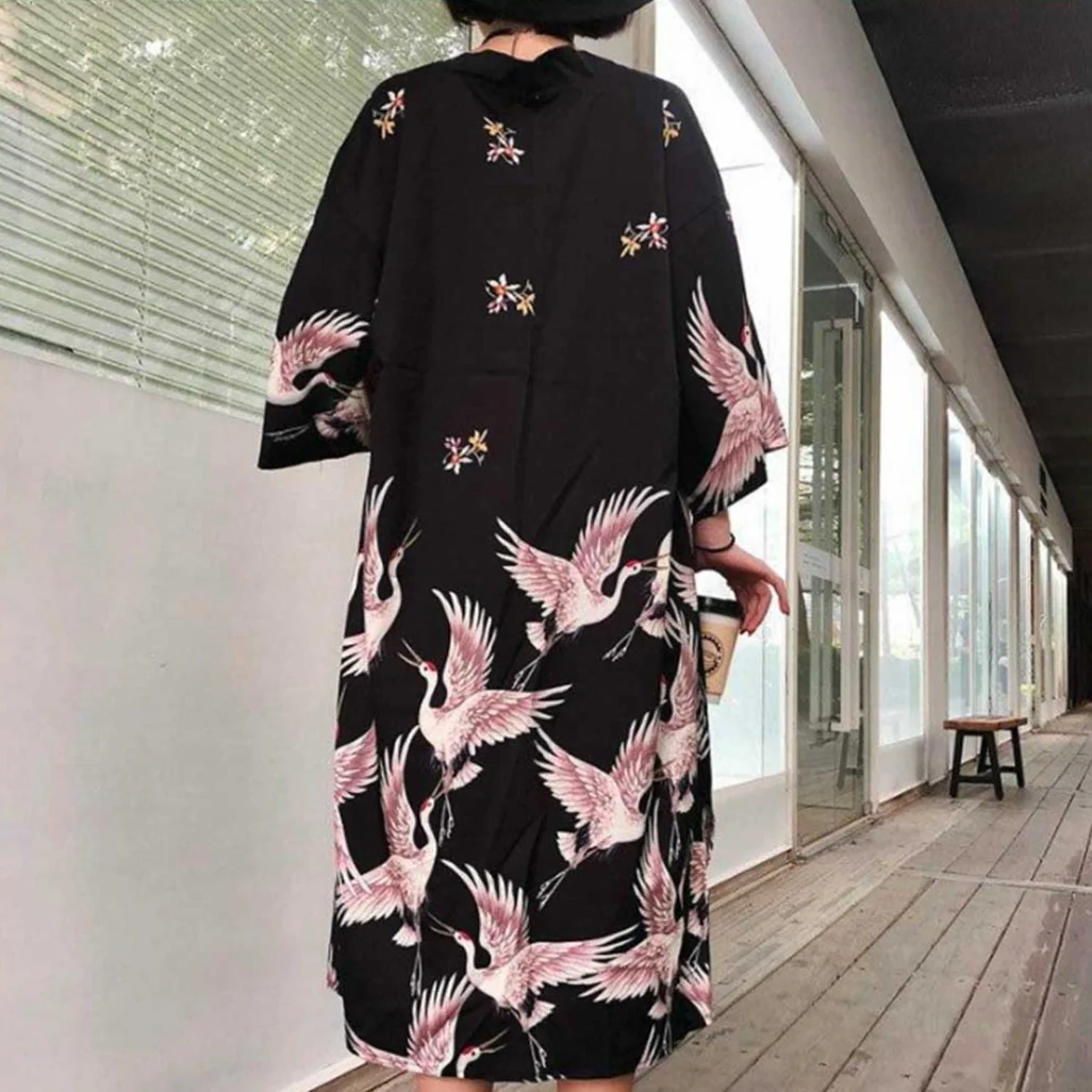 Veste Kimono Long Femme - Image 3